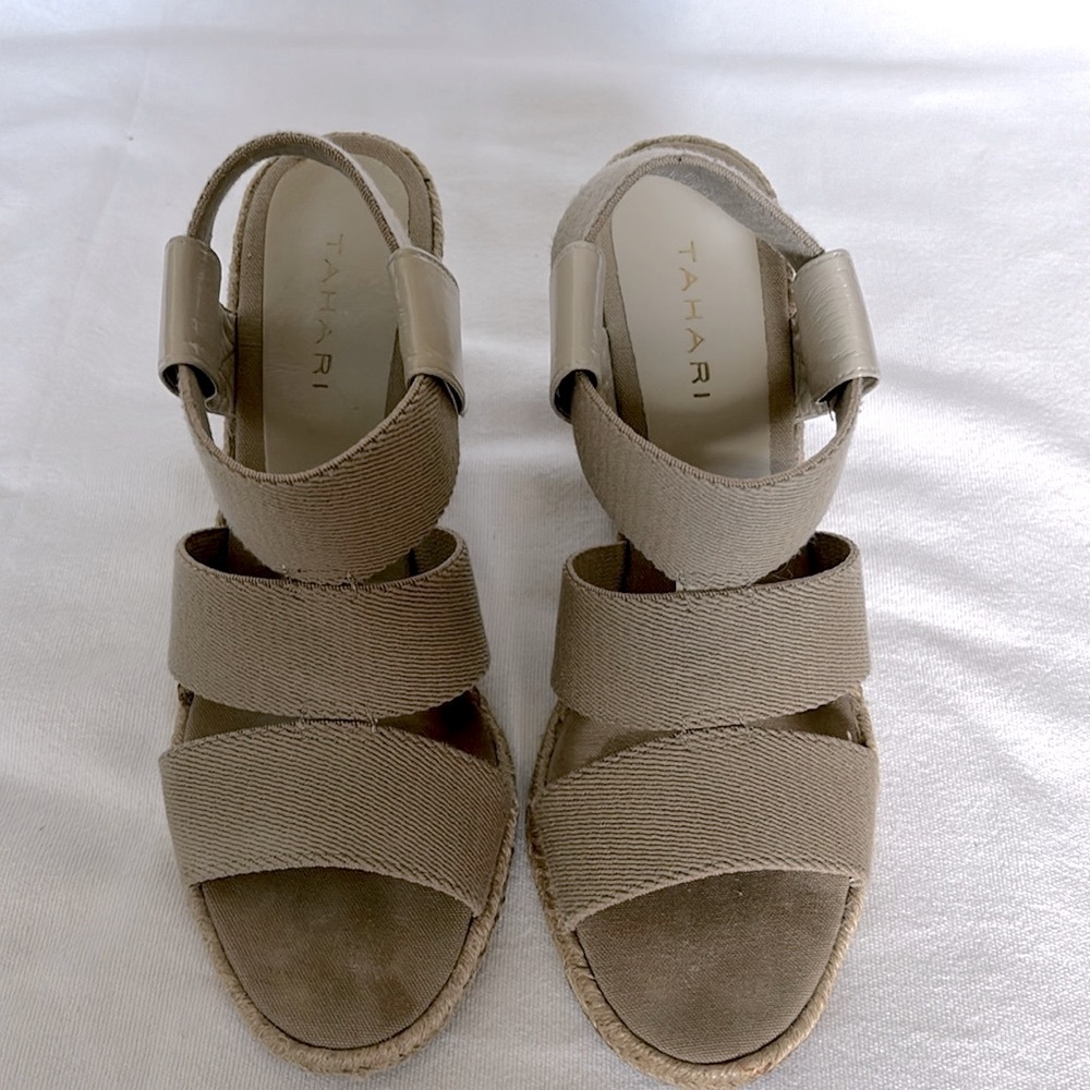 Tahari - tan sandals